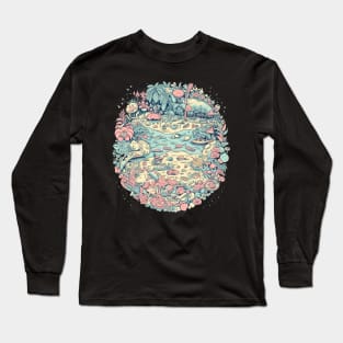 Sizzling Coastal Heat Long Sleeve T-Shirt